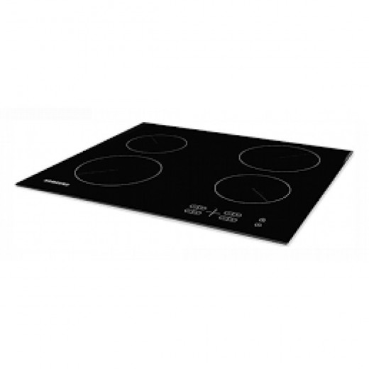 Samsung Ceramic Hob with 4 Cooking Zones, With Touch Control, Colour: Black, Material: Glass, C61R2AEE