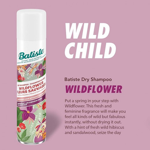 Batiste - Dry Shampoo Wildflower 200 ml Black