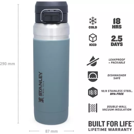 Stanley The Quick-Flip Water Bottle 1.06L / 36oz Shale color