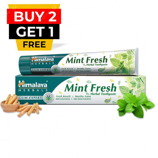 Himalaya Mint Fresh Herbal Toothpaste 100ml.2+1