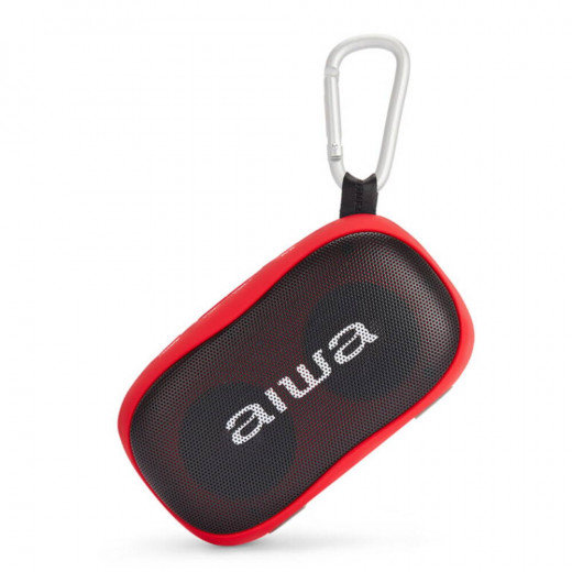 Aiwa BS-110RD Portable Bluetooth speaker in red