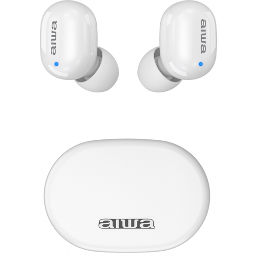 Aiwa Ebtw-150Bk True Wireless Earbuds white