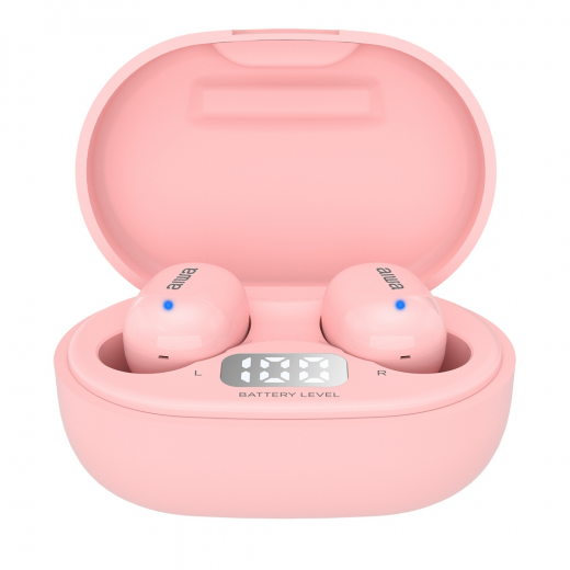 Aiwa Ebtw-150Bk True Wireless Earbuds pink