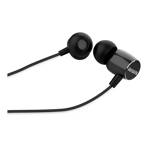 Aiwa In-Ear Wired Headphones Black