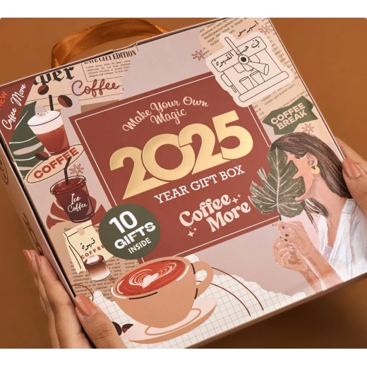 Mofkera Agenda Gift Set 2025 - Coffee More