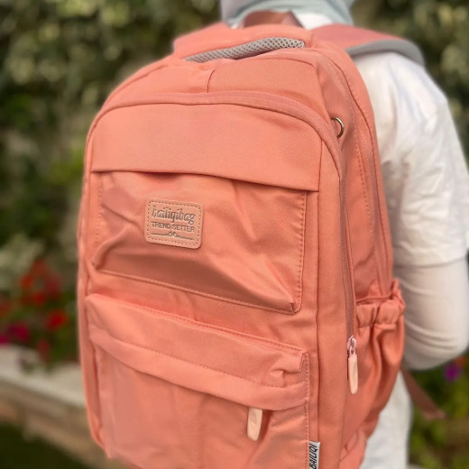 Backpack School Bag For Teenagers, Pink Color