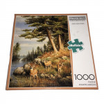 Buffalo Games Hautman Brothers, Deer And Pines, 1000 Pieces