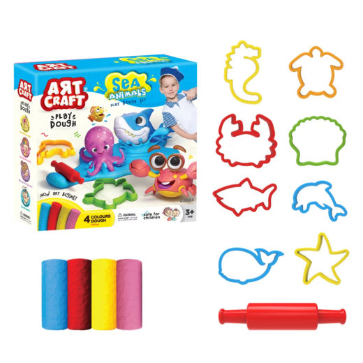 Art Craft Sea Animals Dough Set 200 gr