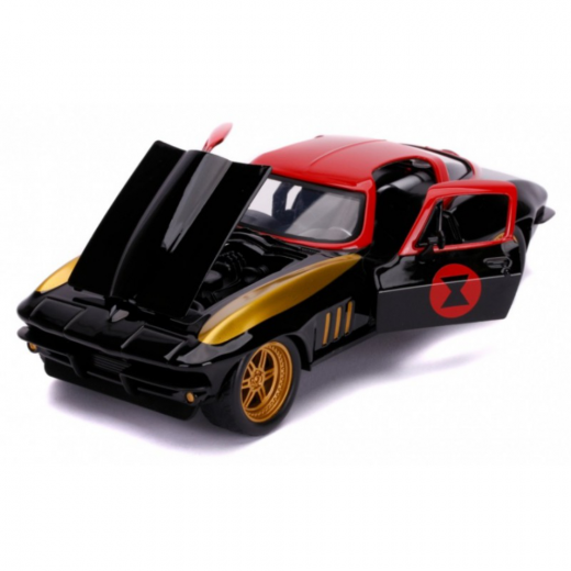 JADA | Marvel Black Widow 1966 Chevy 1:24