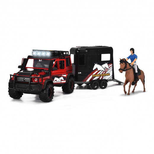 Dickie | Jeep with Horse Trailer Playset