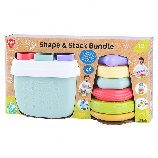 Play Go | Shape Stack Bundle | 19 pcs