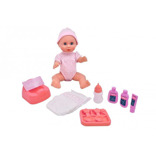 Dolls World | Drink & Wet Olivia Doll With Accessories | 38 cm