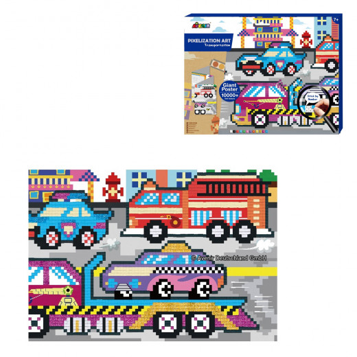 AVENIR - Pixelation Art - Transportation