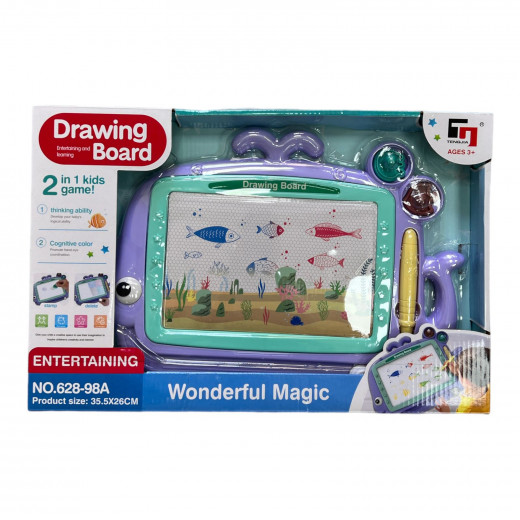K Toys | Purple Fish Magic Drawing Board