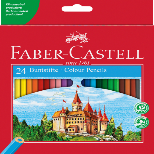Faber Castell - Colored Pencils - 24 Pieces