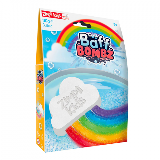 Zimpli Kids | BAFF BOMB White cloud rainbow effect