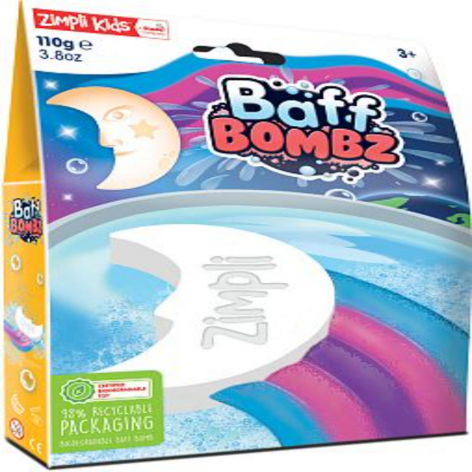 Zimpli Kids | Puff Bombs White Moon Rainbow Effect