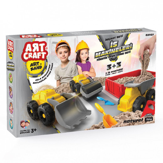 Art Craft Working Machines Sand Set 750 Gram, PlaySet