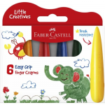 Faber Castell - Little Creatives Easy Grasp Finger Crayons - Set Of 6