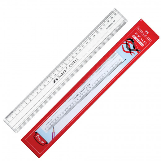 Faber Castell | Plastic Ruler | 30 cm