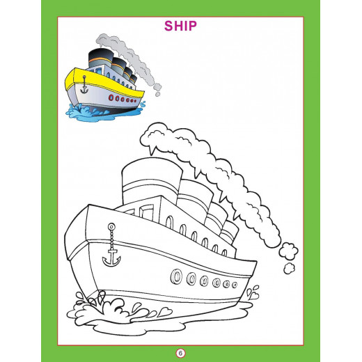 Dreamland Copy Coloring Book Transport