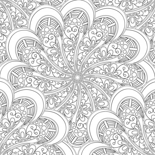 Dreamland refreshing mandala coloring book for adults