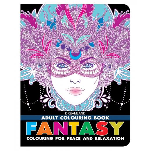 Dreamland fantasy coloring book for adults