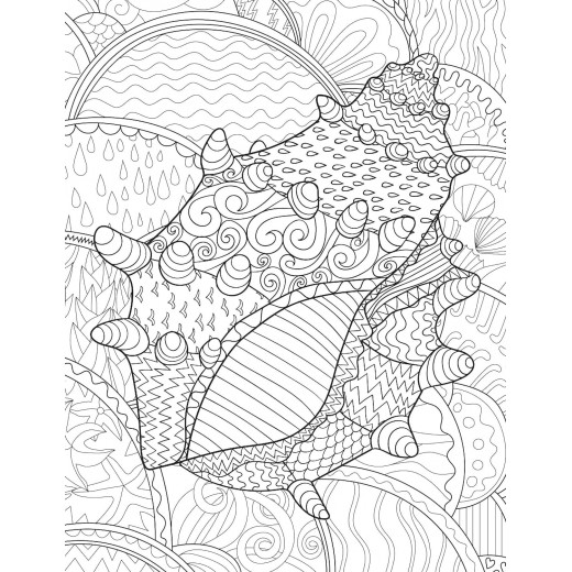 Dreamland Ocean Coloring Book for Adults