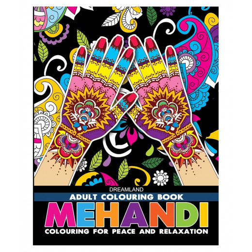 Dreamland Mehandi Coloring Book for Adults