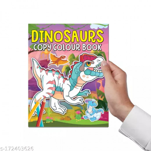 Dreamland dinosaurs copy coloring book