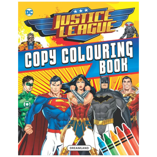 Dreamland Justice League Copy Coloring Book