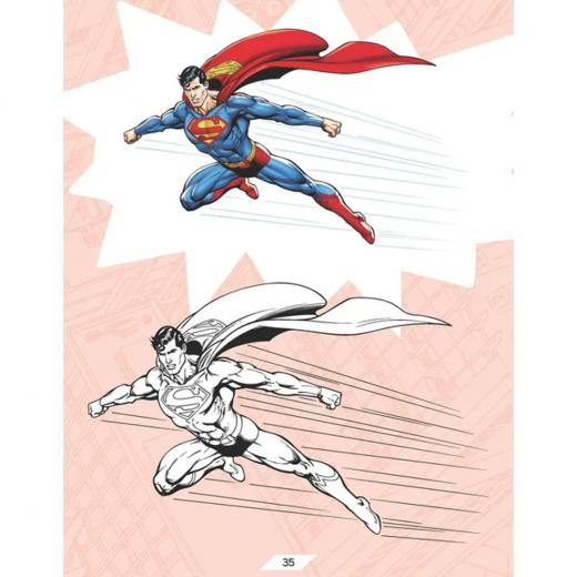 Dreamland Superman Copy Coloring Book