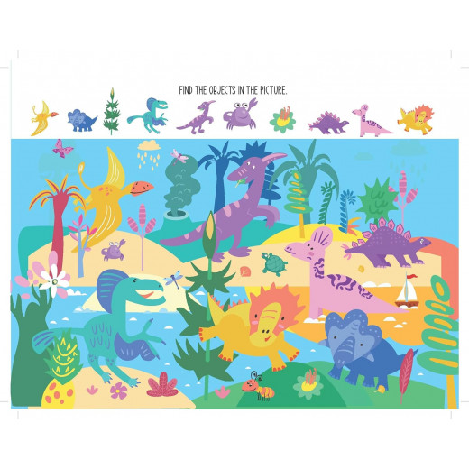 Dreamland fun with dinosaur activity & coloring