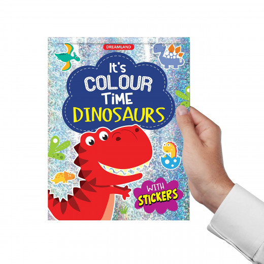 Dreamland | It's Color Time With Stickers | An Activity Book For Kids | Dinosaurs