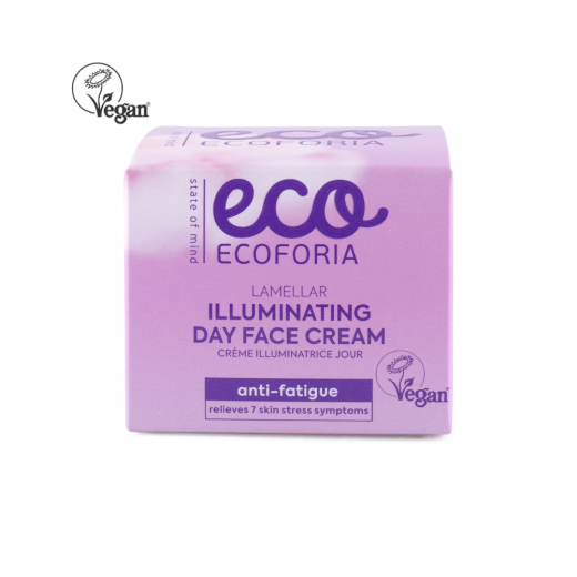 Ecoforia - Lavender Clouds Lamellar Illuminating Day Face Cream 50 ml