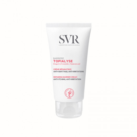 SVR Cream Topialyse Barriere For Dry, Reactive, Irritated Skin, 50 Ml