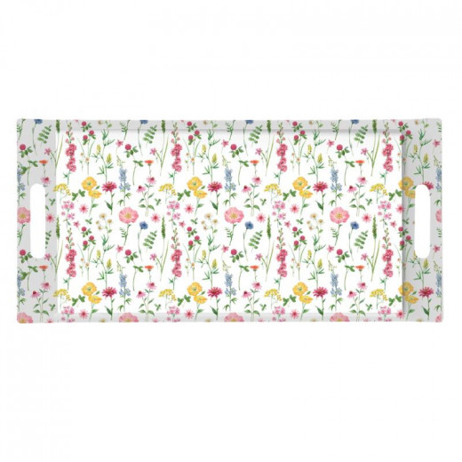 Easy Life Meadow Flowers Tray Multicolored 40x19cm