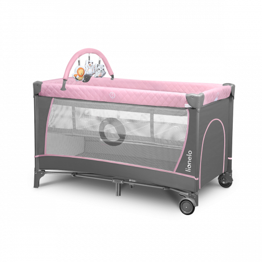 Lionelo Baby Crib Flower Flower Flamingo