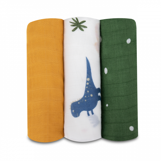 Lionelo Swaddle Bamboo  Box Dino