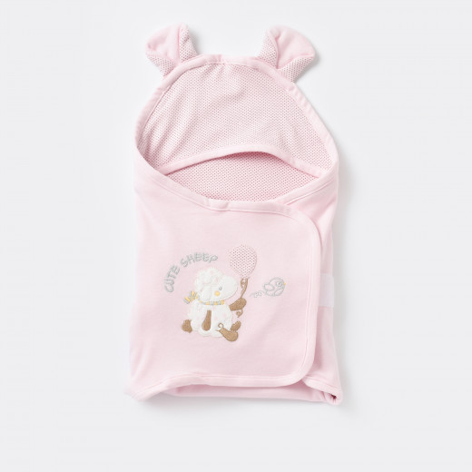 Bi̇Baby Cute Sleep Swaddle Pink