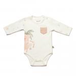 BiOrganic Koala Jungle Body Long Sleeve Pink (18-24 Months)