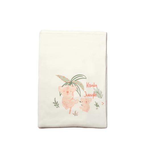 BiOrganic Koala Jungle Blanket Pink (Size 85*90)