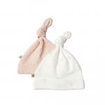 BiOrganic Koala Jungle Hat 2 Pieces Pink (Size 0-6)