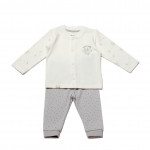 BiOrganic Koala Jungle Pyjamas Set Grey (6-9 Months)