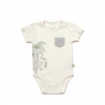 BiOrganic Koala Jungle Body Short Sleeve Grey (9-12 Months)