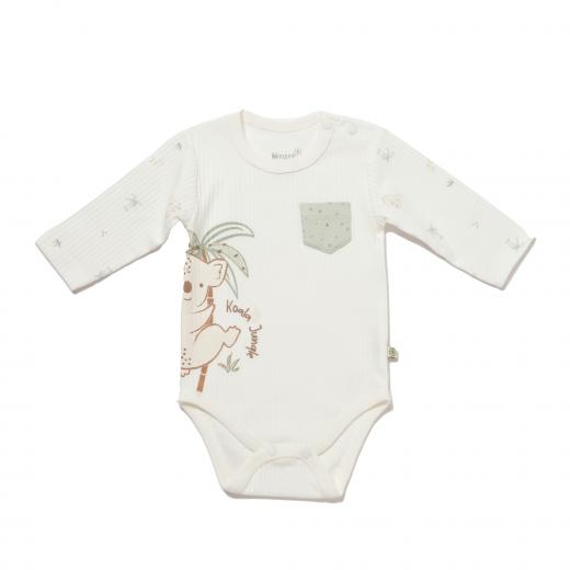 BiOrganic Koala Jungle Body Long Sleeve Mint (6-9 Months)