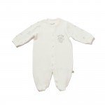 BiOrganic Koala Jungle Newborn Romper Grey (0-3 Months)