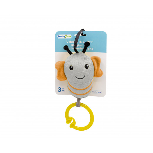 Babyjem Vibrating Baby Bee Toy / Grey