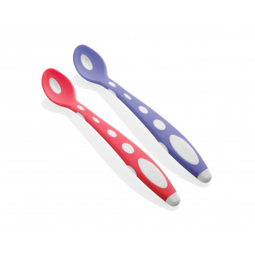 Babyjem Soft Tip Spoon Pink/Purple