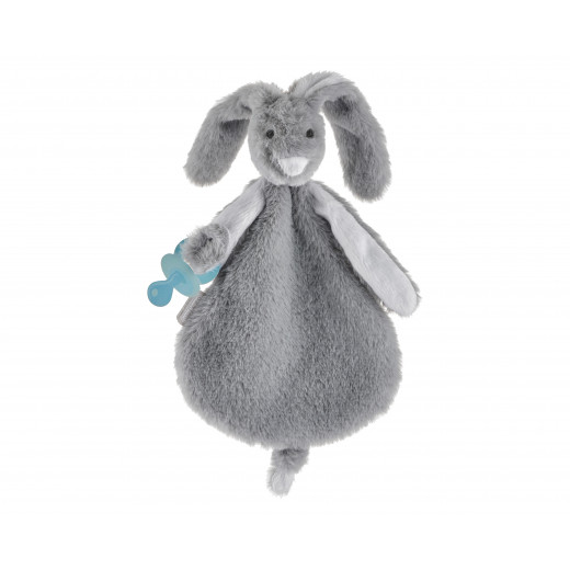 Babyjem Rabbit With Pacifier Hanger / Grey